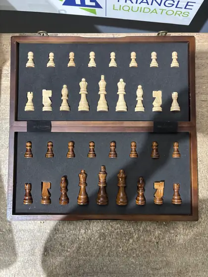AMEROUS 15' Magnetic Wooden Chess… — Photo 3
