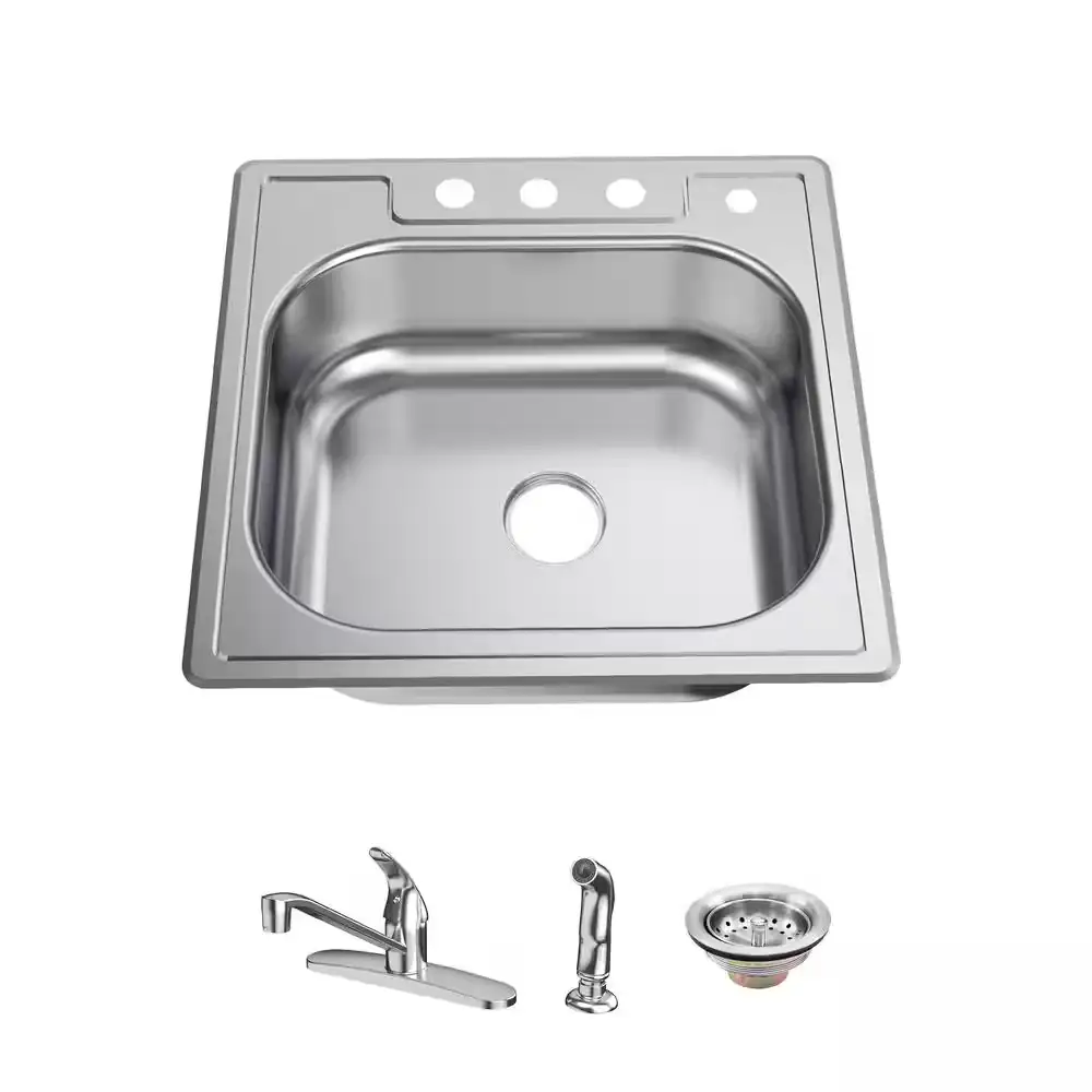 25 in. Drop-In Single Bowl… — Photo 1