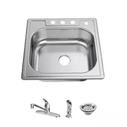 25 in. Drop-In Single Bowl… — Photo 1