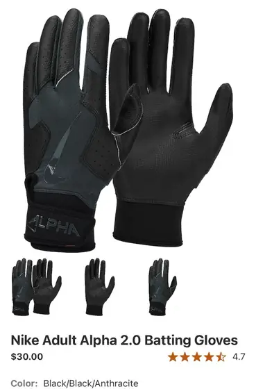 Nike Alpha 2.0 Battle Gloves — Photo 1