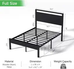 Z-hom Full Bed Frame with… — Photo 2