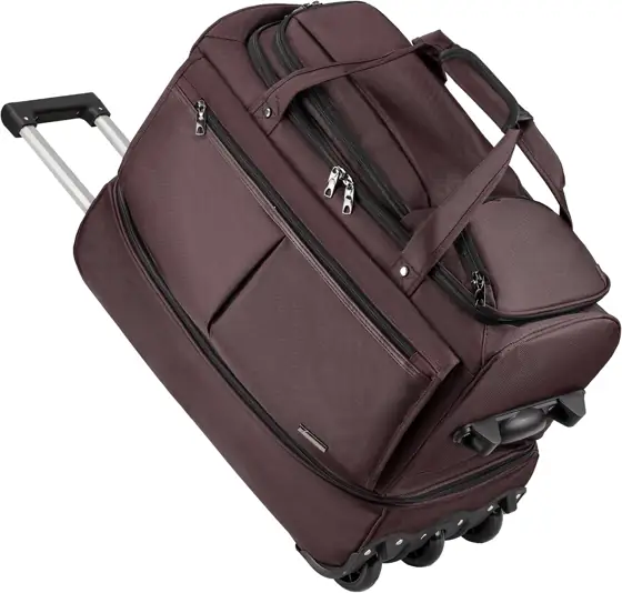 Expandable Rolling Duffle Bag with… — Photo 1