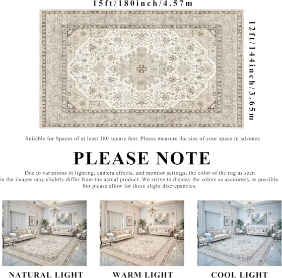 12x15 Area Rug for Living… — Photo 2