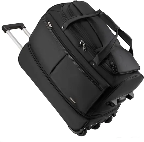 Expandable Rolling Duffle Bag with… — Photo 1