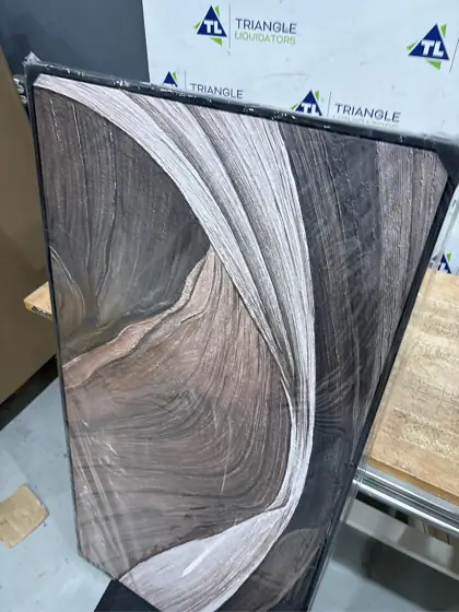 Large Framed Abstract Black And… — Photo 4