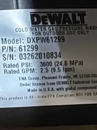 DEWALT 3600 PSI 2.5 GPM… — Photo 5