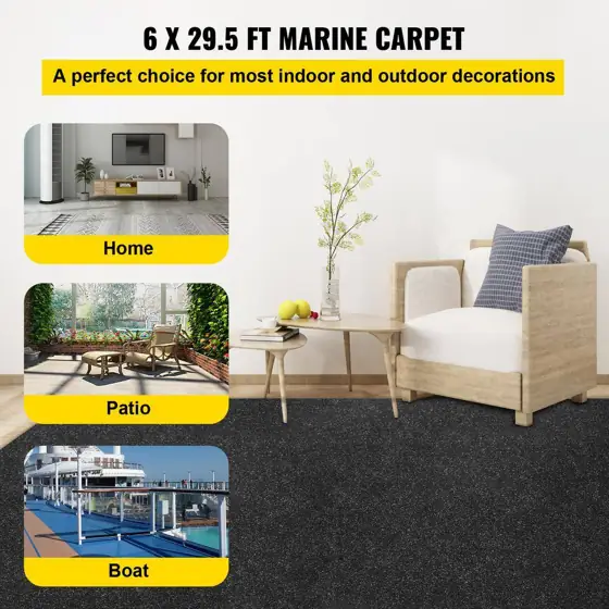 VEVOR Boat Carpet 6 ft.… — Photo 2