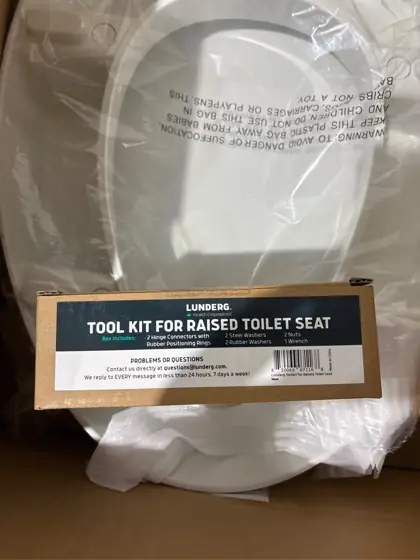 Lunderg Solva Raised Toilet Seat… — Photo 5
