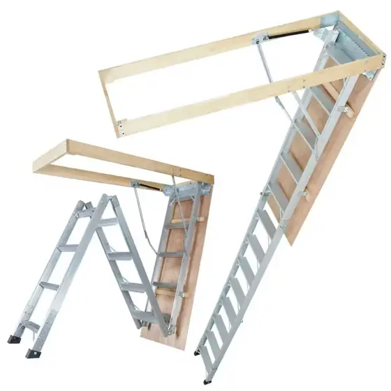 SKYSHALO Foldable Attic Ladder, 350… — Photo 1