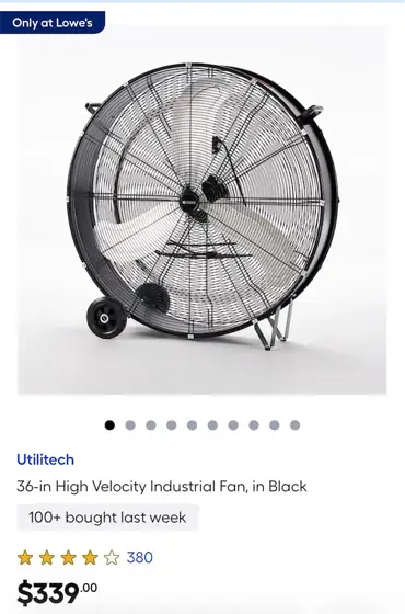 Ultitech 36-in High Velocity Industrial… — Photo 1