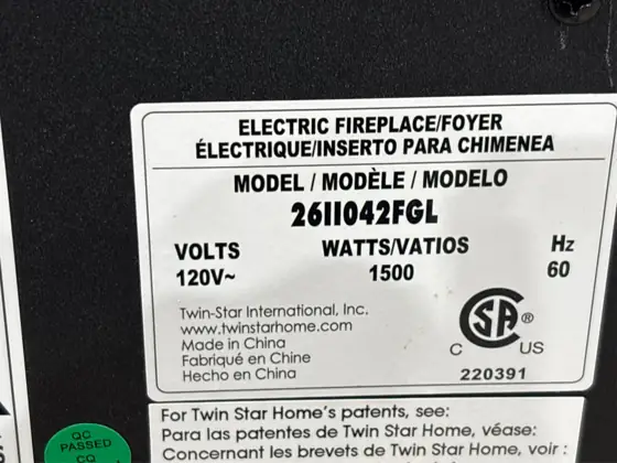 26 in. Ventless Infrared Electric… — Photo 4