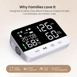 Blood Pressure Monitor, USB Rechargeable… — Photo 2