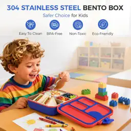 Kids Stainless Steel Bento Lunch… — Photo 2