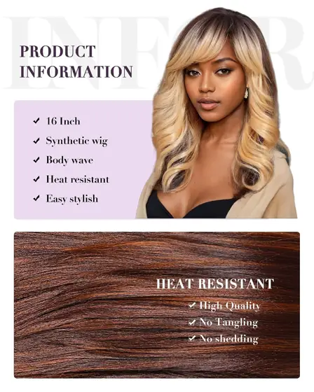 Allbell Body Wave Wig with… — Photo 2