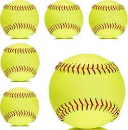 Yellow Fastpitch Softballs, 11" Practice… — Photo 1