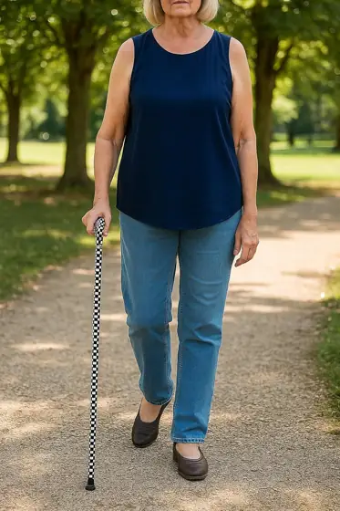 WalkingCanes.com Checkmate Adjustable Walking Cane,… — Photo 2