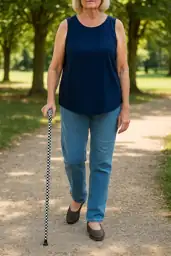 WalkingCanes.com Checkmate Adjustable Walking Cane,… — Photo 2