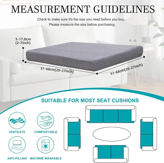 12 Pcs Outdoor Cushion Covers,… — Photo 2