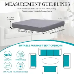 12 Pcs Outdoor Cushion Covers,… — Photo 2