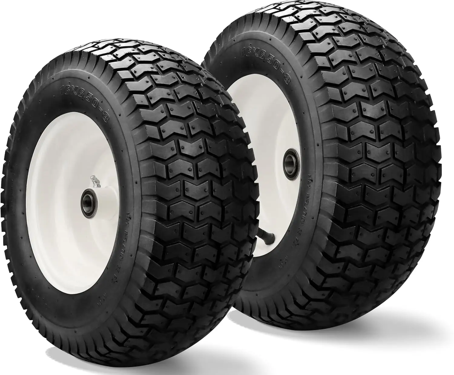 2x 16x6.50-8 Tire & Rim… — Photo 1