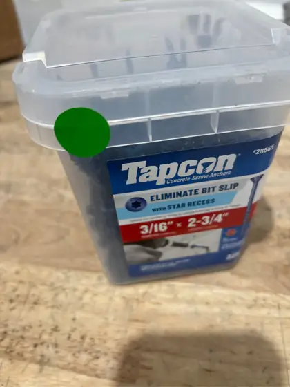 Tapcon 3/16 in. in. X… — Photo 5