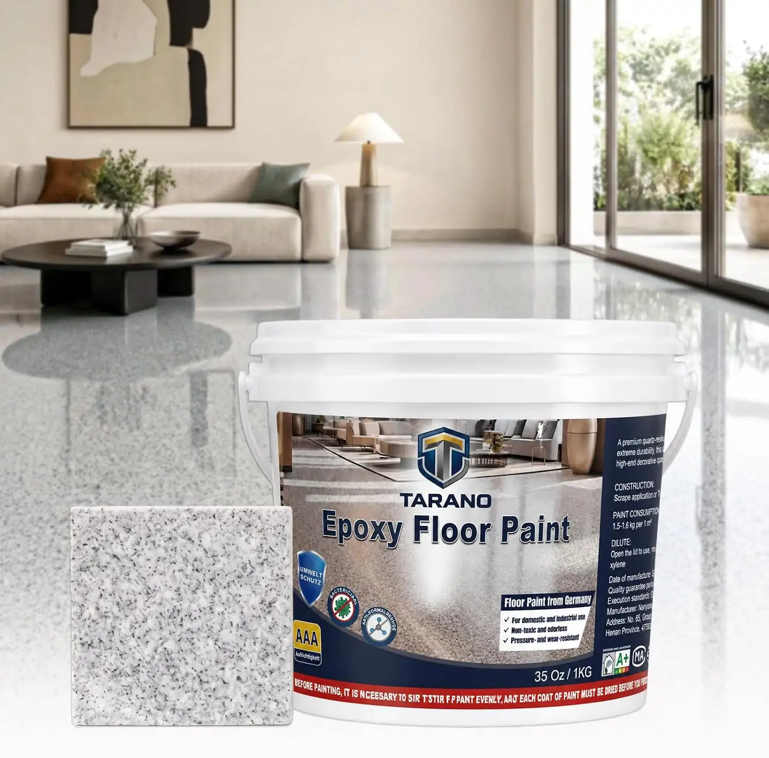 Epoxy Colored Sand Floor Paint… — Photo 1