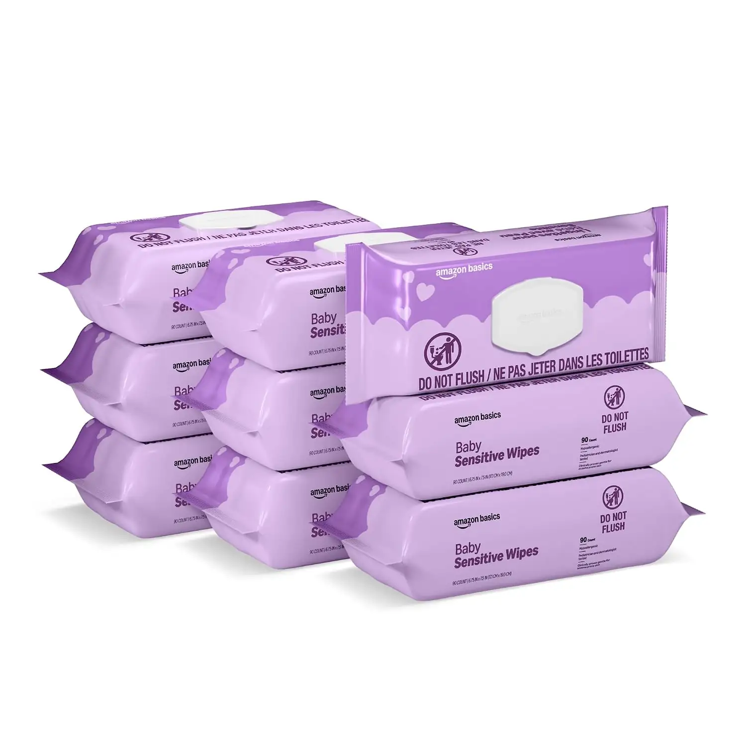 Amazon Basics Baby Wipes, Sensitive,… — Photo 1