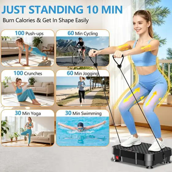 Vibration Plate Exercise Machine ,250… — Photo 2