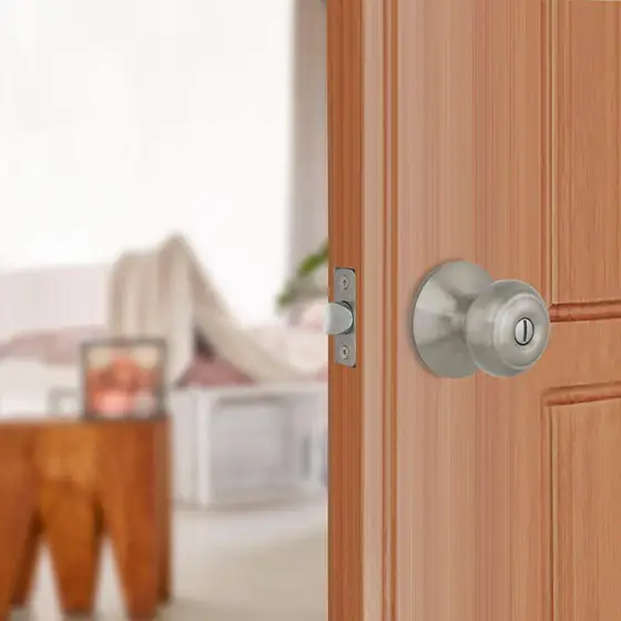 Hartford Satin Nickel Bed/Bath Door… — Photo 2