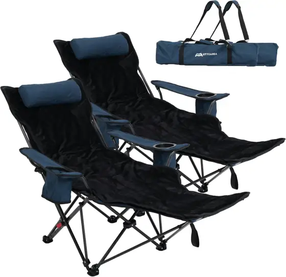 Portable Reclining Camping/Lounge Chair for… — Photo 1