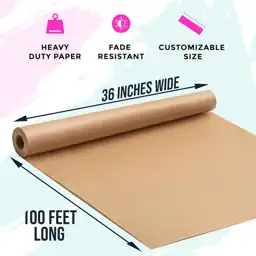 Brown Kraft Paper Roll 36"… — Photo 2