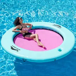 Inflatable Water Hammock with Cup… — Photo 1