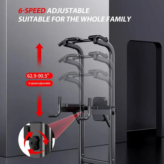 Power Tower: Adjustable Height Pull-Up… — Photo 2