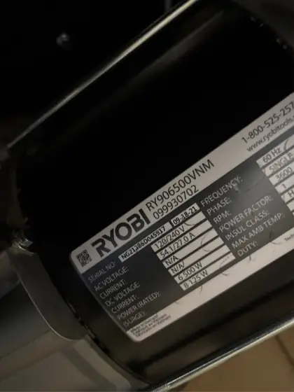 RYOBI 6,500-Watt Gasoline Powered Portable… — Photo 7