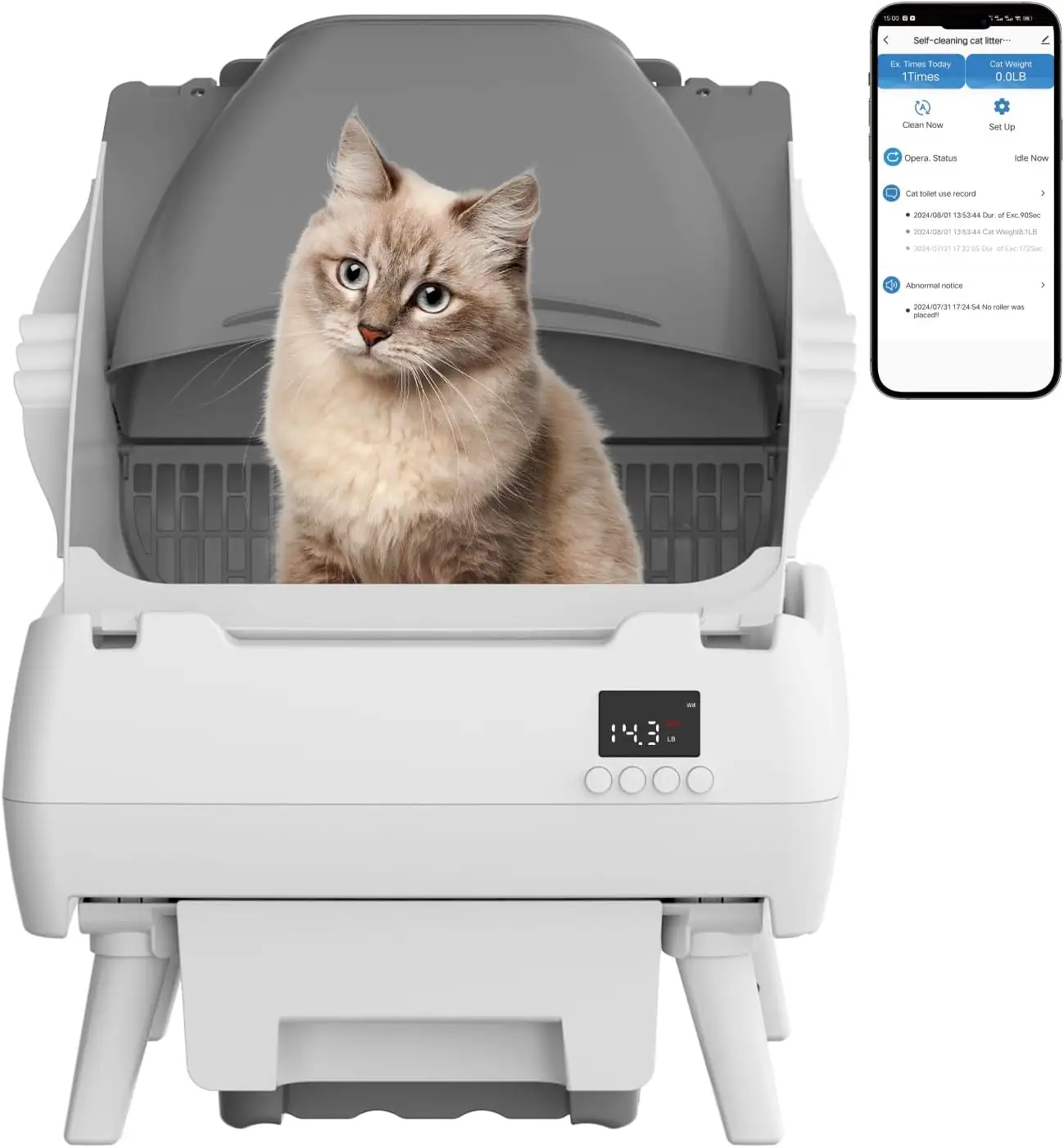 Automatic Self-Cleaning Cat Litter Box… — Photo 1