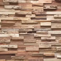 WALL!SUPPLY UltraWood Teak Colorado Z-Shape… — Photo 1