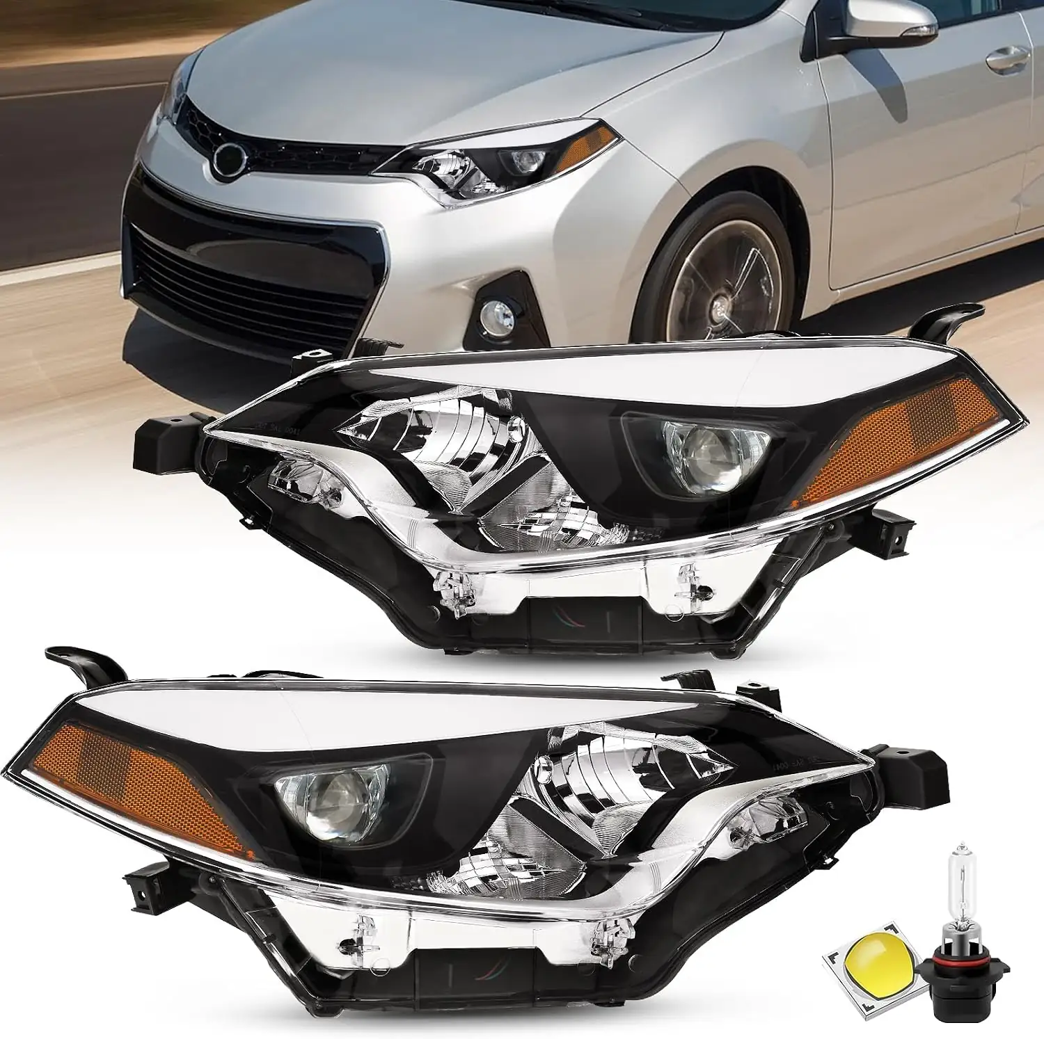 Headlights for 2014-2016 Toyota Corolla… — Photo 1