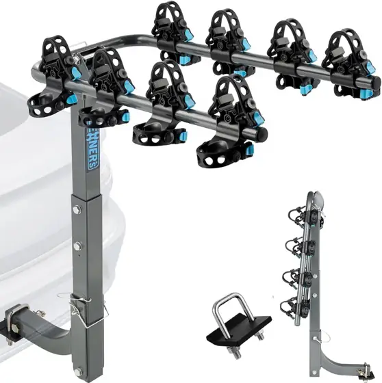 Premium 4-Bike Hitch Rack 240… — Photo 1