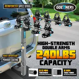 Premium 4-Bike Hitch Rack 240… — Photo 2