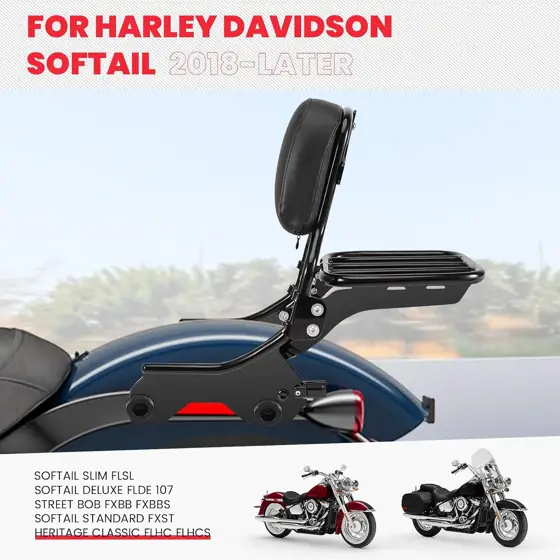 Softail Holdfast Sissy Bar Upright… — Photo 2