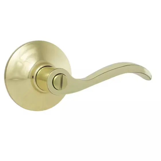 Naples Polished Brass Bed/Bath Door… — Photo 1