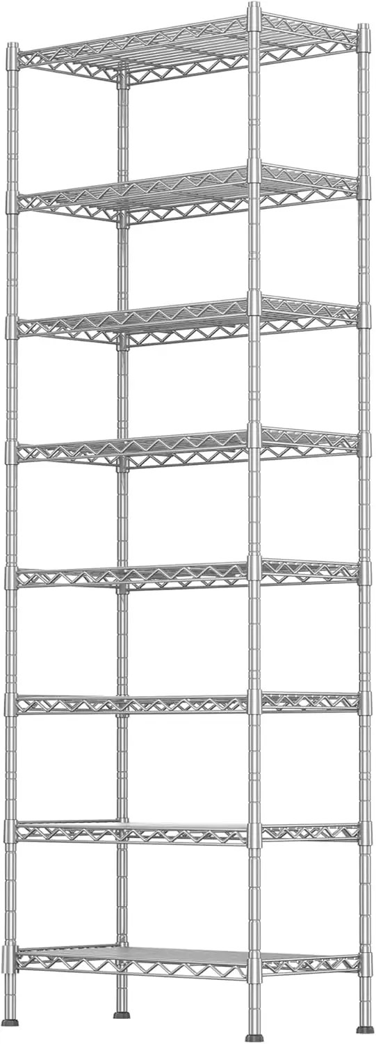 GIOTORENT 8-Wire Garage Shelving, Adjustable… — Photo 1