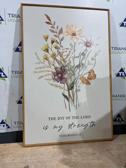 Large Boho Christian Floral Scripture… — Photo 6