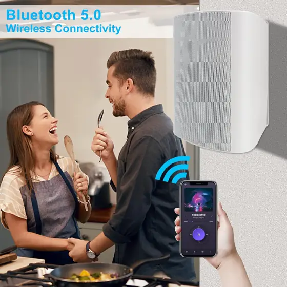Herdio 6.5-Inch Outdoor Bluetooth Speakers,… — Photo 2