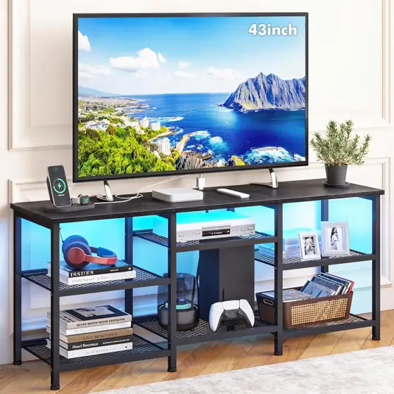 YGEOMER Entertainment Center for TVs… — Photo 1