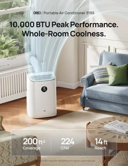 DREO 319S Portable AC, 10000… — Photo 2