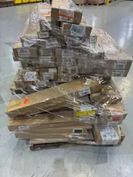 Pallets of assorted faux wood… — Photo 3