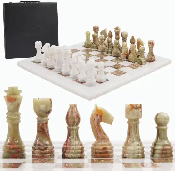 Radicaln Marble Chess Set 15"… — Photo 1