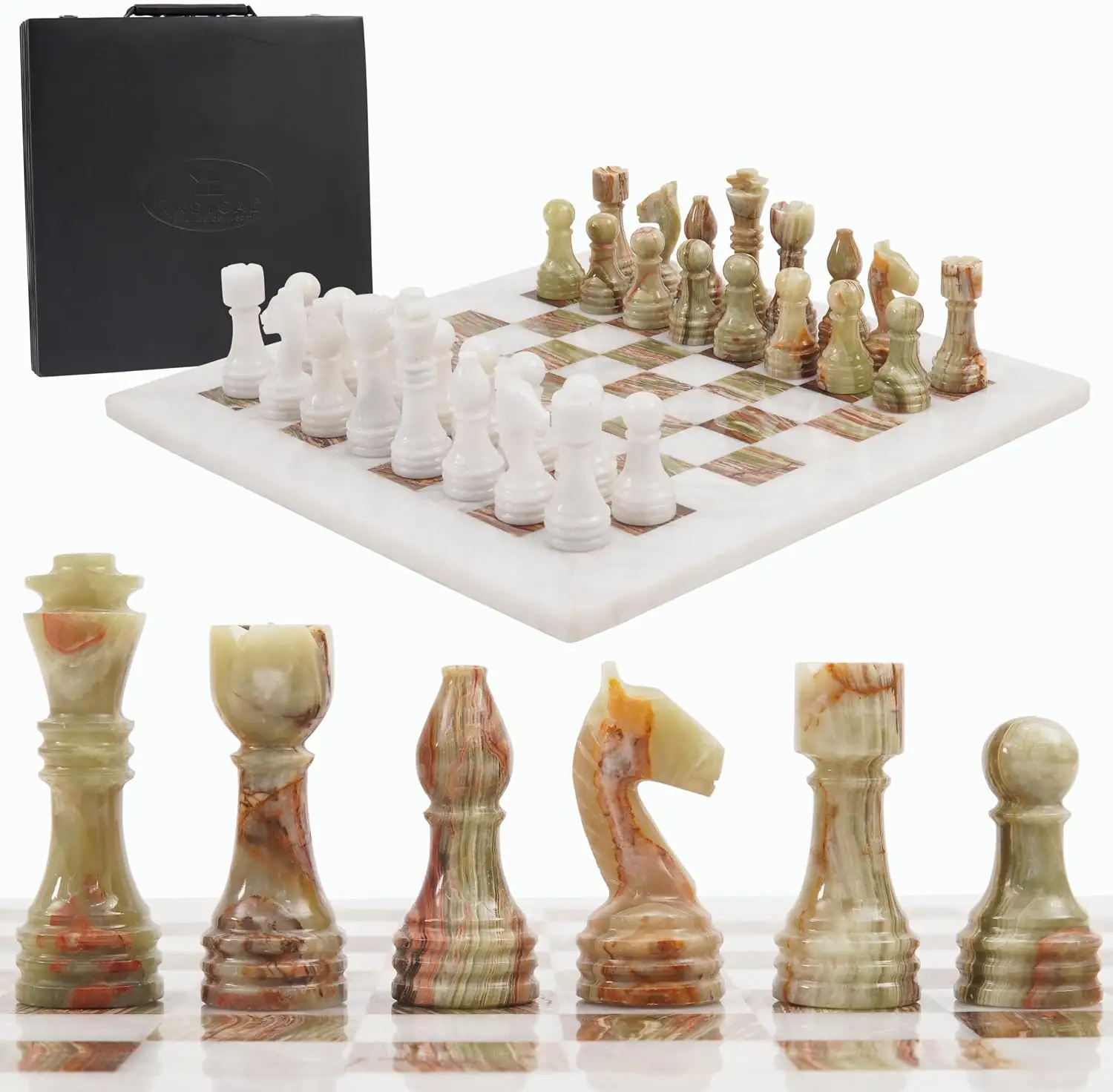 Radicaln Marble Chess Set 15"… — Photo 1