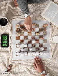 Radicaln Marble Chess Set 15"… — Photo 2